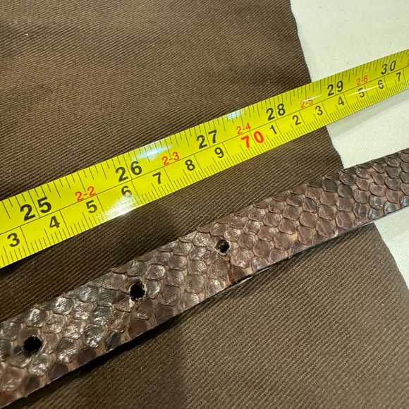 Authentic Gucci phyton leather belt main image 7